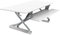 Yo-Yo Desk Standing Desk Converter - Transform Any Desk Into a Sit-Stand Workstation - Height Adjustable Riser for Single or Dual Monitor - Ergonomic Tabletop with Keyboard Tray, 120cm Wide (White)