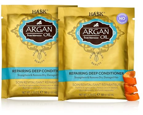 Hask Arganöl aus Morocco Repairing Deep Conditioner, Haarkur 50 ml, 2 Stück