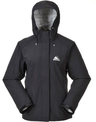 Cox Swain Damen 2,5-Lagen Outdoor Funktions Trekking Jacke Mia Top Preis Leistung, Colour: Black, Size: XS