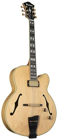 Ibanez PM200 Pat Metheny Signature Hollwbody Electric Guitar - Natural