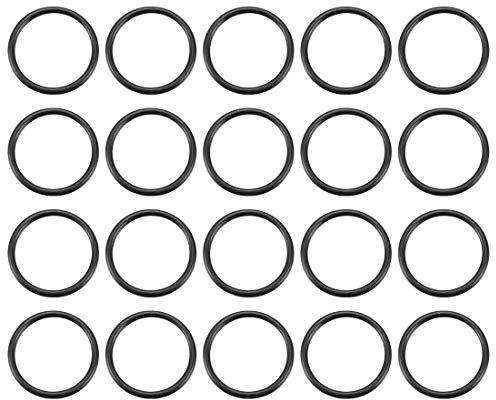 sourcing map 20St Metrische Nitrilkautschuk O-Ringe Dichtung, 18mm AD 15mm ID 1,5mm Breite