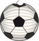PARTY DISCOUNT Lampion Fussball, Ø 22 cm, 1 Stück