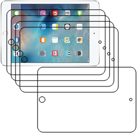 ebestStar - Pack x5 Protezione Schermo Compatibile con iPad Mini 2019 (Mini 5), iPad Mini 4 2015 Pellicola Film Anti Shock AntiGraffio