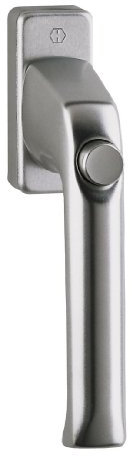 HOPPE Fenstergriff duraplus London in Aluminium stahl (mit Druckknopf)