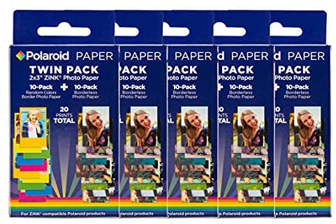 Polaroid Premium ZINK Paper Papel fotográfico 2 x 3'', 50 Hojas