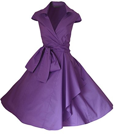 Look for the Stars Women's Dress, Plain Purple Lilac