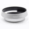 vhbw Gegenlichtblende für 43mm Objektiv - Streulichtblende, Silber, Metall, rund