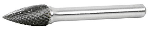 Cofan 32070606 - Fresa rotativa de metal duro y dentado cruzado, punta árbol ojival