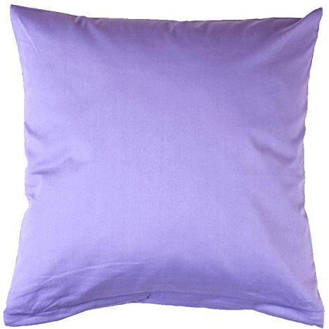 Kissenbezug 40x80 cm Uni Flieder Baumwolle Dekokissen Kissenhülle Couchkissen Sofakissen Deko Reißverschluss