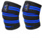 BeSmart - Ginocchiere per sollevamento pesi, per sollevamento pesi, powerlifting, Be Smart Professional ginocchiere, colore: blu