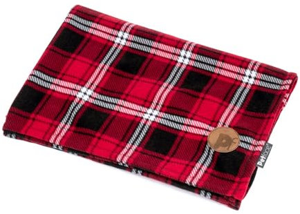 Petface Schottenkaro, Fleecedecke für Hunde, Rot