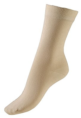 Compressana GoWell Med Soft - Gesundheits-Socken im Doppelpack - leichtes und sanftes Tragegefühl - Größe II - Farbe natur - 2 Paar