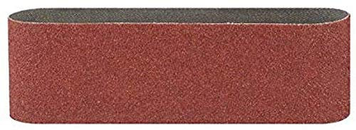 BOSCH 3-teiliges Schleifband-Set für Bandschleifer, rote Qualität, 2609256224