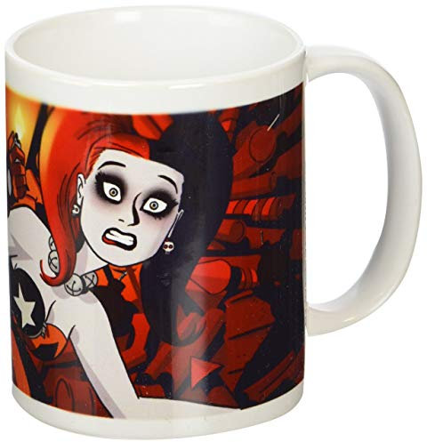 DC Comics MG23675 Batman Harley Quinn Dynamite Ceramic Mug, Multi-Colour