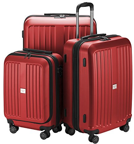 Hauptstadtkoffer - X-Berg - Handgepäck Koffer Trolley Hartschalenkoffer, TSA, 55 cm, 42 Liter, Rot matt