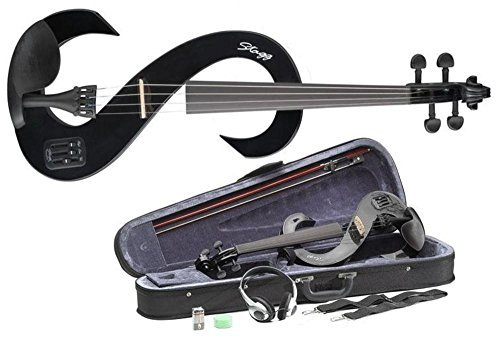 Stagg EVN 4/4 BK E-Violine mit Softcase