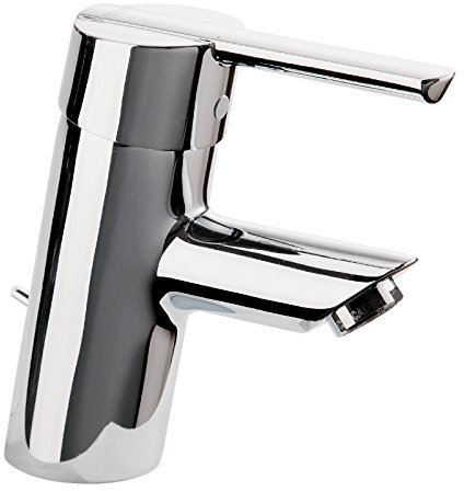 Grohe Waschtischarmatur Feel, 32557000, Einhandmischer für Waschtisch mit SilkMove Keramikkartusche, StarLight Oberfläche, Mengenbegrenzung, Schnell-Montage-System, Chrom, 09426 9