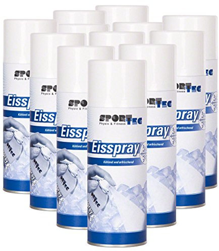 Sport-Tec Eisspray, Kältespray, Kühlspray, Erste-Hilfe-Spray bei Sportverletzungen, Schmerzen und Schwellungen 400ml