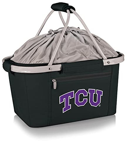 NCAA LSU Tigers Metro Einkaufskorb - Isolierter Picknickkorb - Zusammenklappbarer Marktkorb - Utility Tote Kühltasche