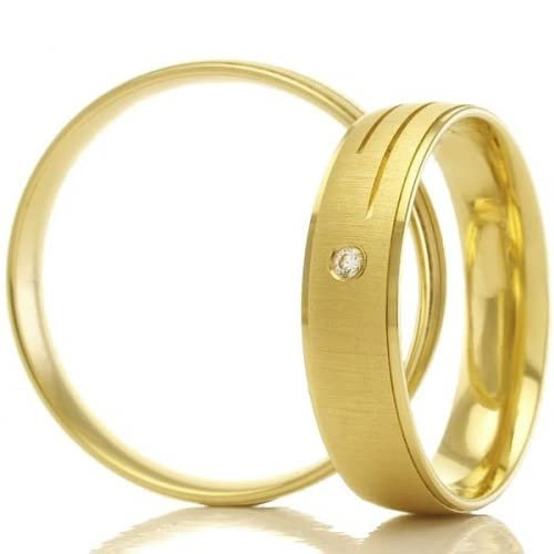 Trauringe Gold Paar B-48-07011-12