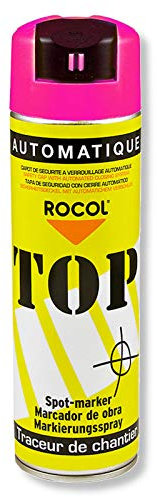 Unbekannt TOP Markierungsspray Rocol - CHERRY/PINK - 500ml-Farbdose - Farbspray - Markierspray - Markierungsfarbe - Forstspray - Forstfarbe