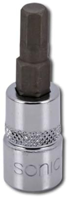 Sonic 8143705 Bit-Stecknuss Innensechskant, 1/4 x 5 mm
