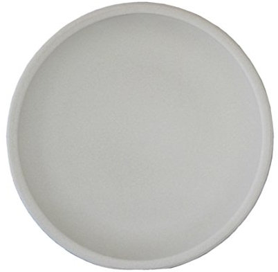 Hentschke Keramik Untersetzer für Blumentopf/Pflanztopf Ø 27 x 4 cm, Stellfläche 22 cm, 099.027.58 samtgrau Made in Germany