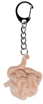 Miniblings petit orgue intestin Porte-clé Porte-clés - pendentif bijoux faits à la main I - petit trousseau de clés Porte-clef organe intestin