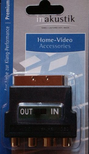 in-akustik Premium Scart Adapter S-VHS/RCA IN/Out