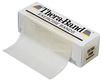 Thera-Band Elastisches Trainingsband, - leicht/gelb - Größe: 2.5 m
