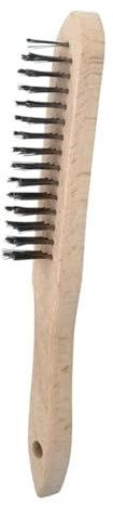 SK Hand Tool Stainless Steel Wire Hand Brush 3 rowed, 290mm