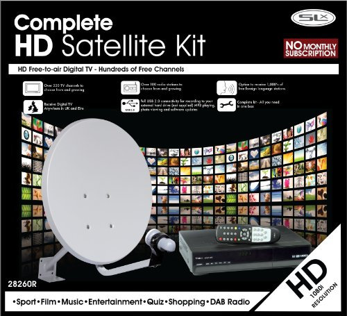 Philex 28260R Free to Air 45cm HD Satellite Kit