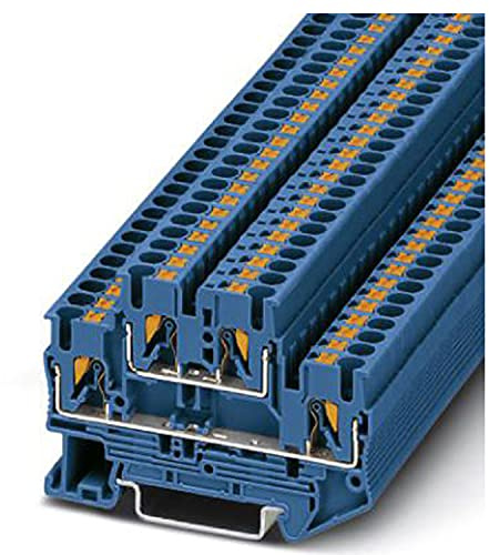 PHOENIX CONTACT PTTB 2,5 BU Doppelstockklemme, Blau, 0.14 mm² - 4 mm² Querschnitt, 5.2 mm Breite, 1 Stück