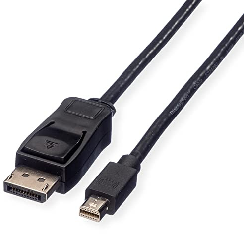 VALUE DisplayPort Cable, DP ST - Mini DP ST, Black, 1.5 m