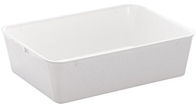 WACA 1454 Auslageschale Präsentationsschale 340 x 250 x 100 mm, Farbe:weiß