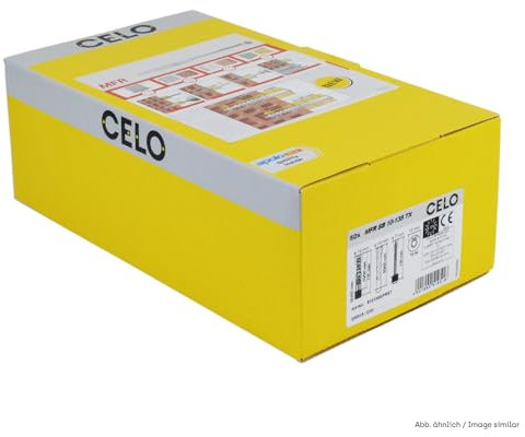 Celo Rahmendübel 10x135 MFR - Dübel mit vormontierter Sechskantschraube - für Fassade und Anbauteile aus Holz und Metall, Stahl verzinkt - 50 Stück