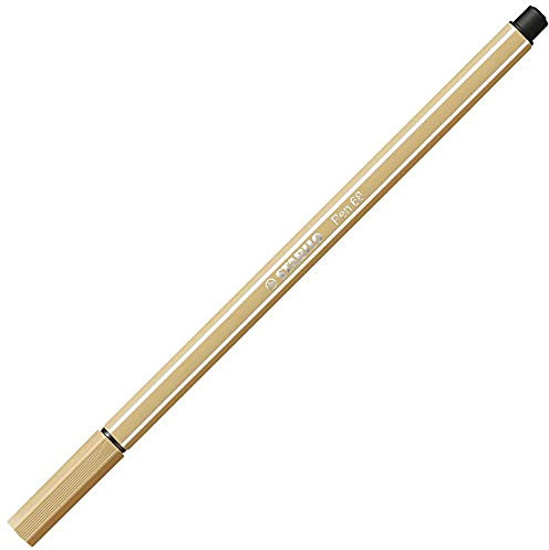 Premium-Filzstift - STABILO Pen 68 - Einzelstift - ocker hell