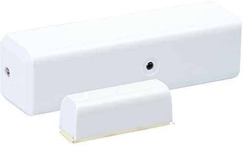 SCHWAIGER -ZHS09- Tür- und Fenstersensor/ Türalarm/ Fensteralarm/ Alarmanlage/ Einbruchschutz Tür, Fenster/ Z-Wave/ Smart Home/ Steuerung per App/ Sprachsteuerung mit Alexa, Google, Weiß