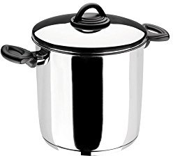 LACOR - 85129 - Olla Super Alta con Tapa Estudio 28 INOX