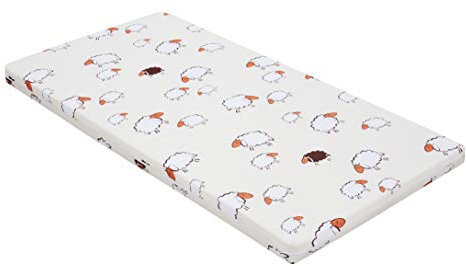 Best For Kids Kinderbettmatratze - für Allergiker geeignet - 60 x 120 cm - in 6 verschiedenen Designs erhältlich - auf Schadstoffe geprüft - Qualitätssiegel - 100% Baumwolle