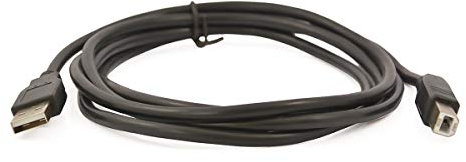 Msonic MLU1218NK USB 2.0A Stecker auf USB 2.0B Stecker Kabel für Drucker, 2m Schwarz