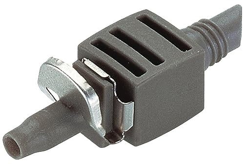 Gardena Micro-Drip-System Verbinder 4,6 mm (3/16 Zoll): Der Kunststoff-Rohrverbinder zur Verlängerung des Micro-Drip-System Verteilerrohrs (8337-20)