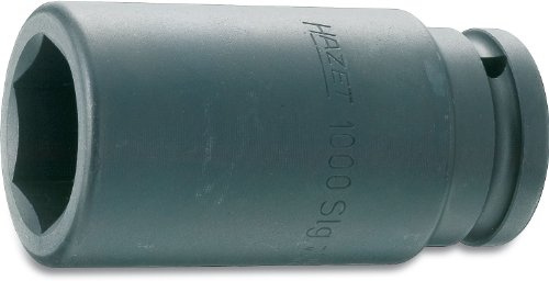 HAZET Kraft-Steckschlüsseleinsatz 1000SLG-32, 3/4 Zoll (20 mm) Vierkant | 3/4 Zoll (20 mm) Vierkant hohl, Antrieb 3/4 Zoll (20 mm) Vierkant hohl, Abtrieb Außenprofil Sechskant, Chrom-Vanadium, 915 g
