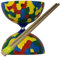 Juggle Dream Jester Diabolo Set mit Kontrolle von Holz, Mehrfarbig (ampac-011/FC)