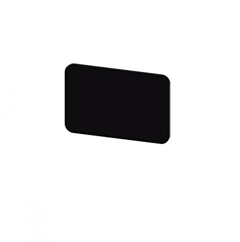 Siemens Sirius Atc Plakette 17,5 x 27 mm schwarz Buchstabe weiß