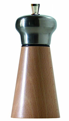MARLUX p240.100101 Pfeffermühle Holz Natur 5,5 x 5,5 x 10 cm