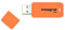 INTEGRAL 8GB USB-Stick NEON orange
