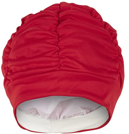 Fashy Stoffbadehaube, rot, 3403 40