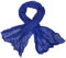 Miobo Loop Schal Crinkle Schal Halstuch Unifarbe 70 x 180cm Frühling Sommer Herbst Offen Marine