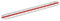 Wedo 5255002 Dreikantmaßstab (Ingenieur DIN, aus Kunststoff, 30 cm, Skalierung 1:2.5, 1:5, 1:10, 1:20, 1:50, 1:100) weiß